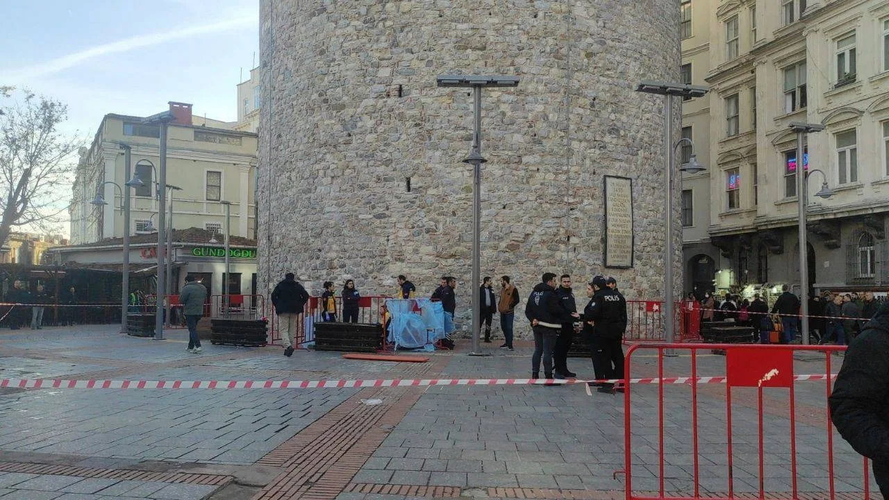 Galata Kulesi’nde Feci Olay