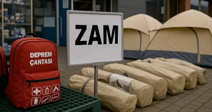 Deprem Sonrası Kriz: Deprem Çantası ve Çadır Fiyatlarına Şok Zam!