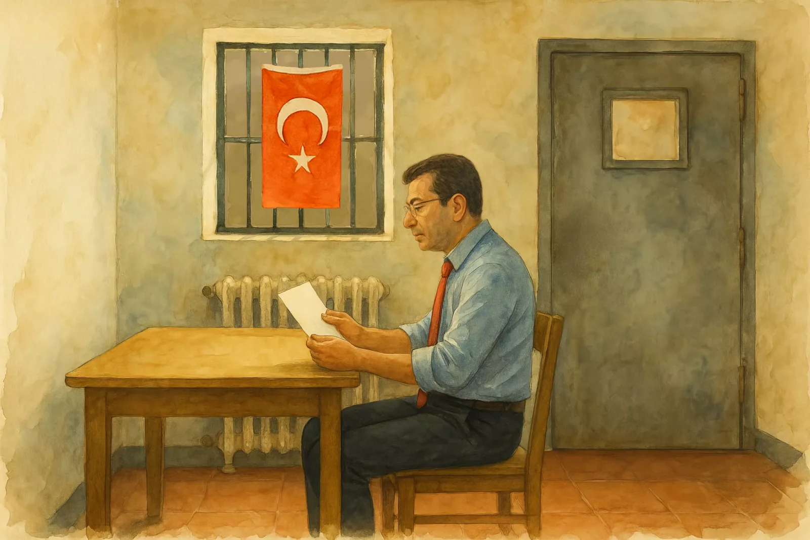 Ekrem İmamoğlu’ndan Cezaevi Mesajı: “Koğuşumu Ben Çizdim, Arkadaşlarım Resmetti!”